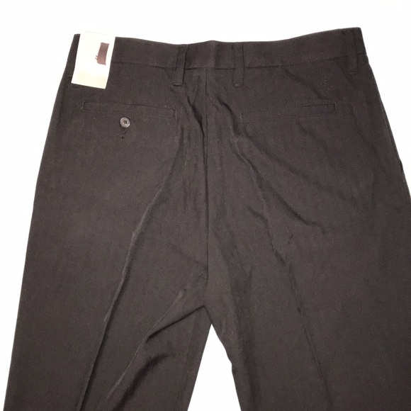 Ashworth Flat Front Golf Pants, Black, 34/32, NWT! - Picture 9 of 15